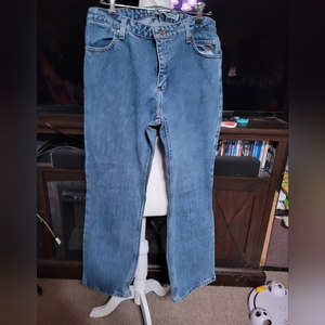 Harley-Davidson ladies size 8 Petite blue jeans‎